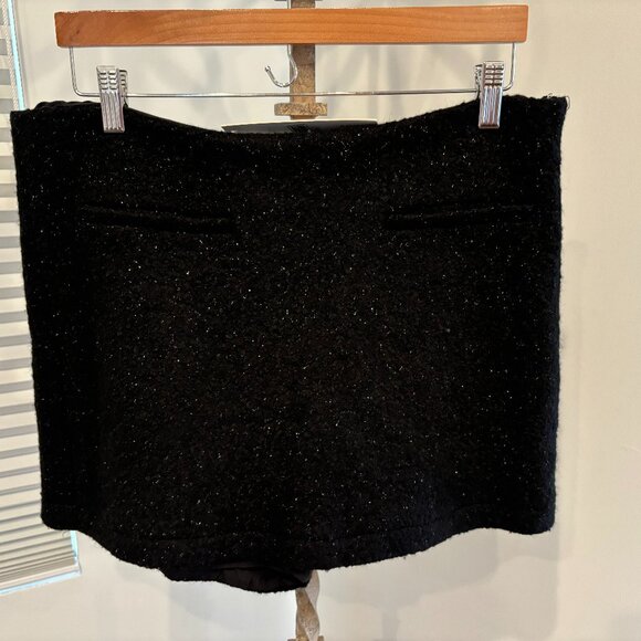 Aqua Black Shimmer Skort, XL - Picture 3 of 5